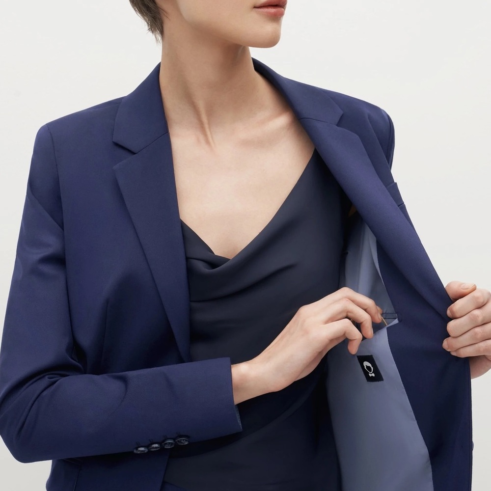 NWOT 90s / y2k Deadstock NWOT Blazer - Blue - Business Casual